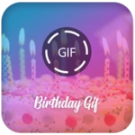 birthday gif android application logo